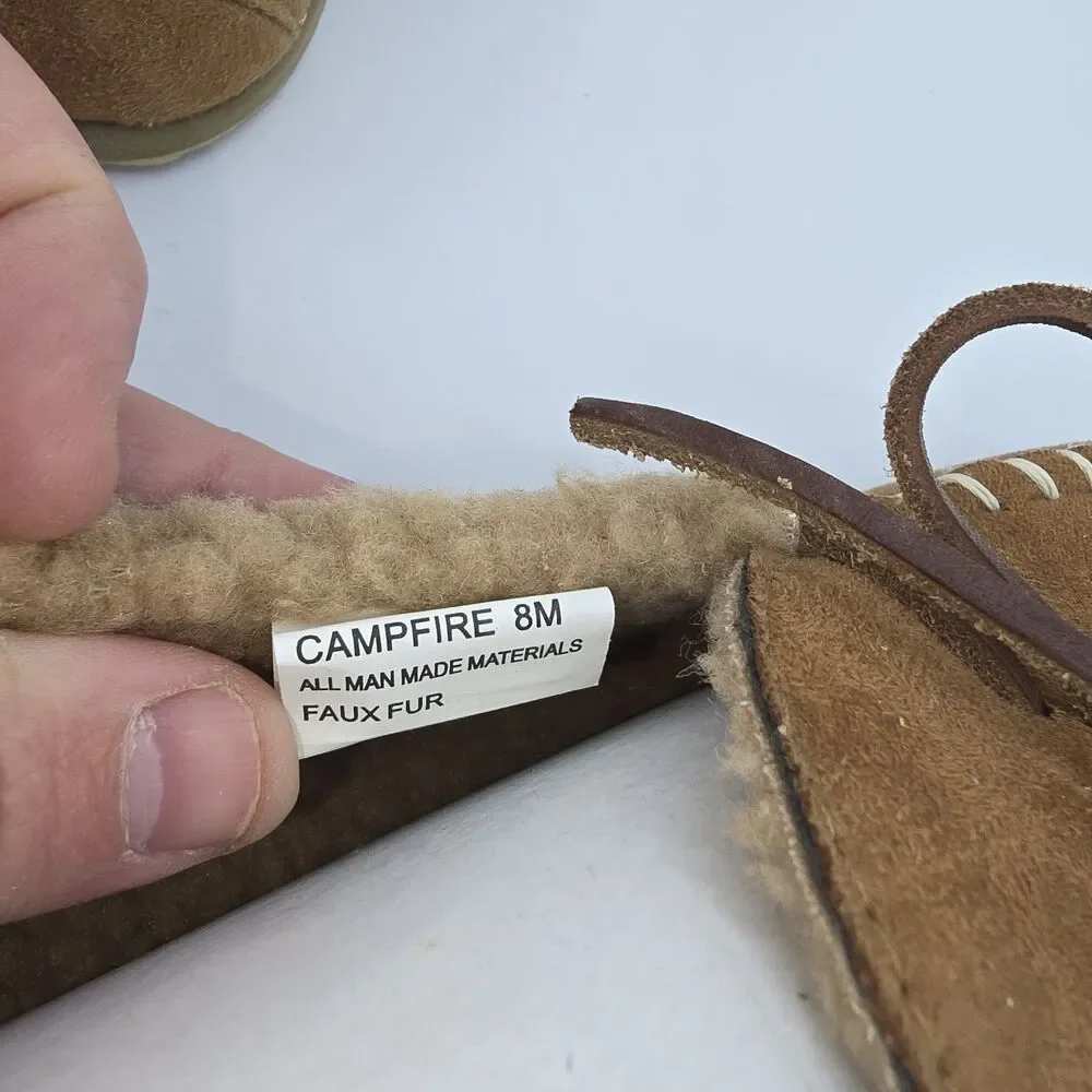 Deer Stags Slipperooz Campfire Chestnut, Mens Size 8 Slip On Shoes